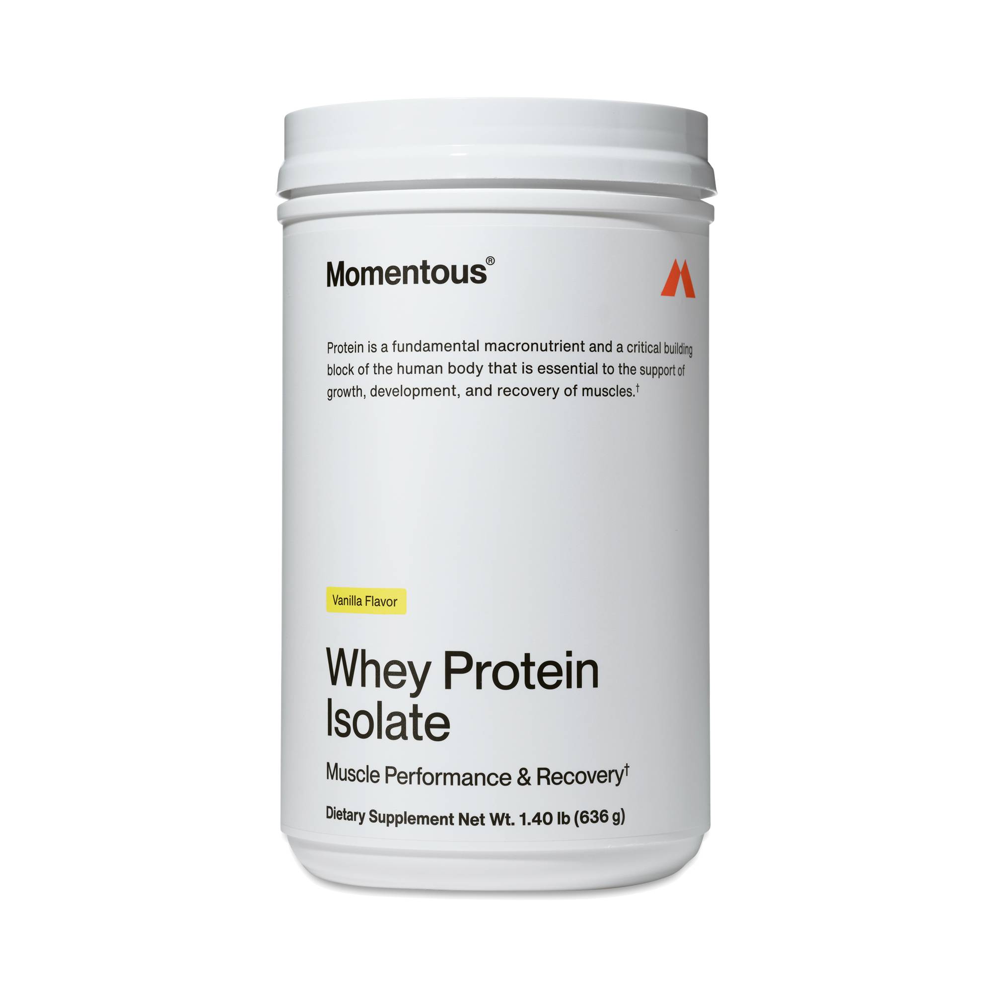 Grass Fed Whey Protein Isolate Powder, Vanilla