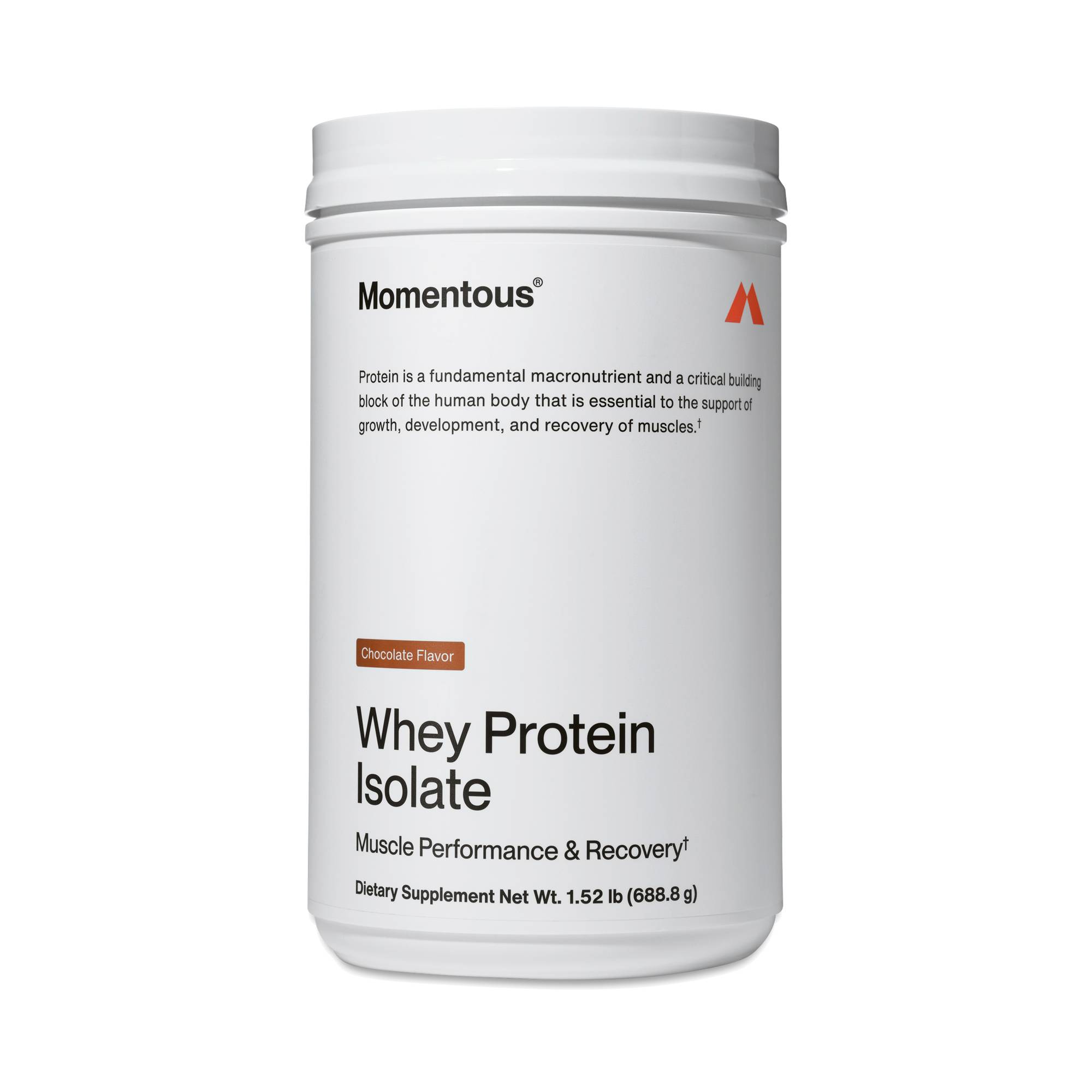Grass Fed Whey Protein Isolate Powder, Chocolate