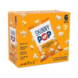 Skinny Pack Popcorn, White Cheddar
