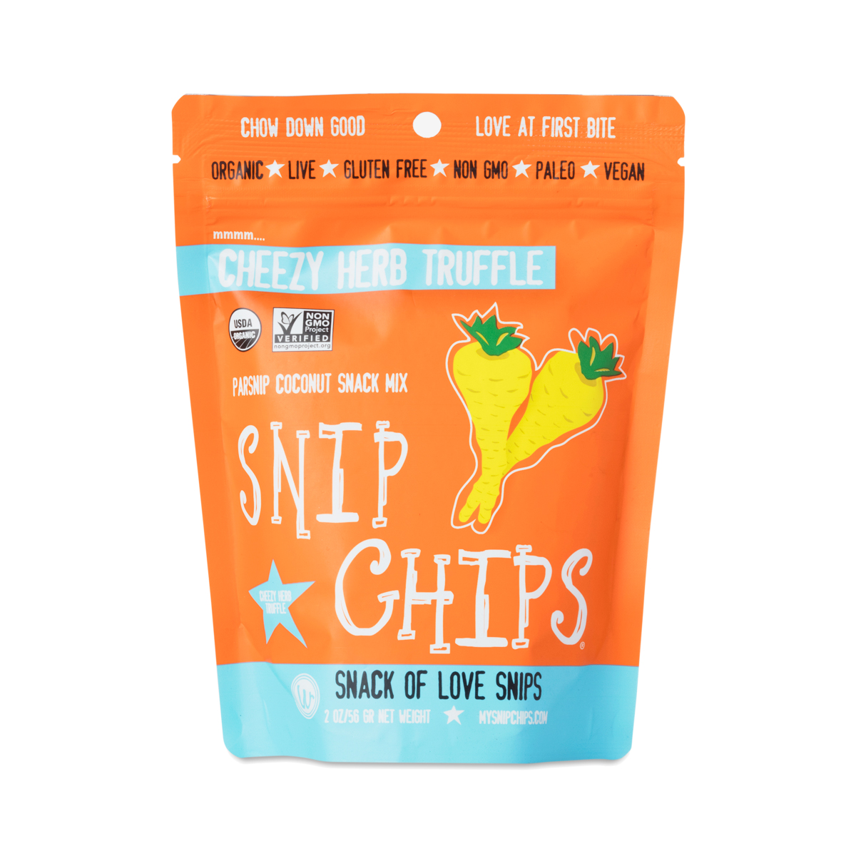 Cheesy Herb Truffle Snip Chips