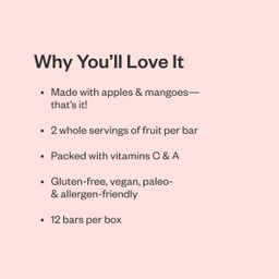 Fruit Bars, Apple and Mango