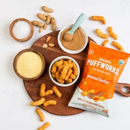 Organic Nut Butter Puffs, Peanut Butter