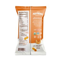Organic Nut Butter Puffs, Peanut Butter