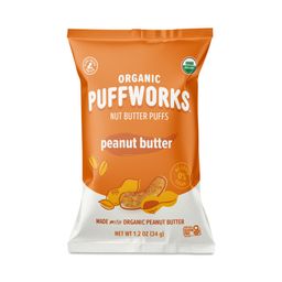 Organic Nut Butter Puffs, Peanut Butter