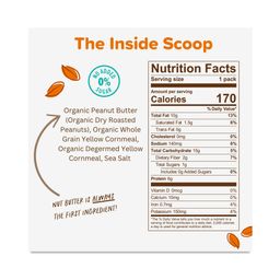 Organic Nut Butter Puffs, Peanut Butter