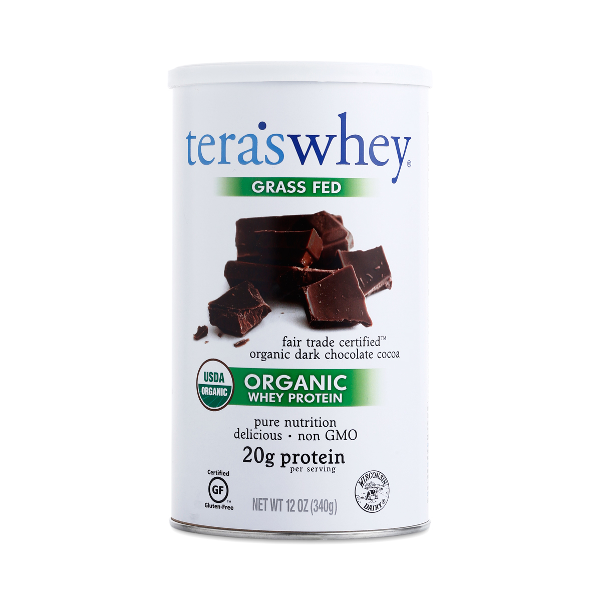 Organic Dark Chocolate Whey Protein by Tera's Whey Thrive Market