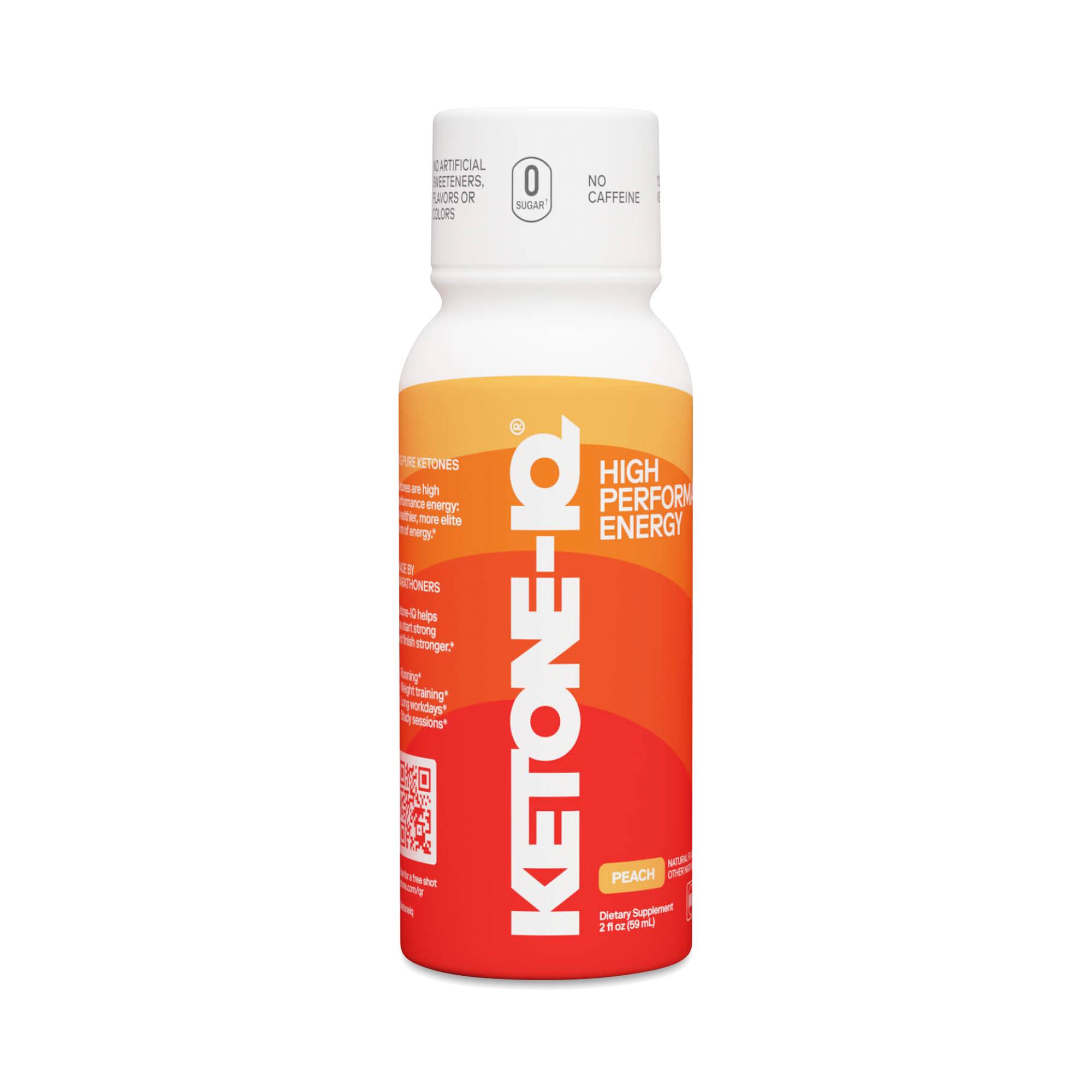 High Performance Energy Shot, Peach, Single