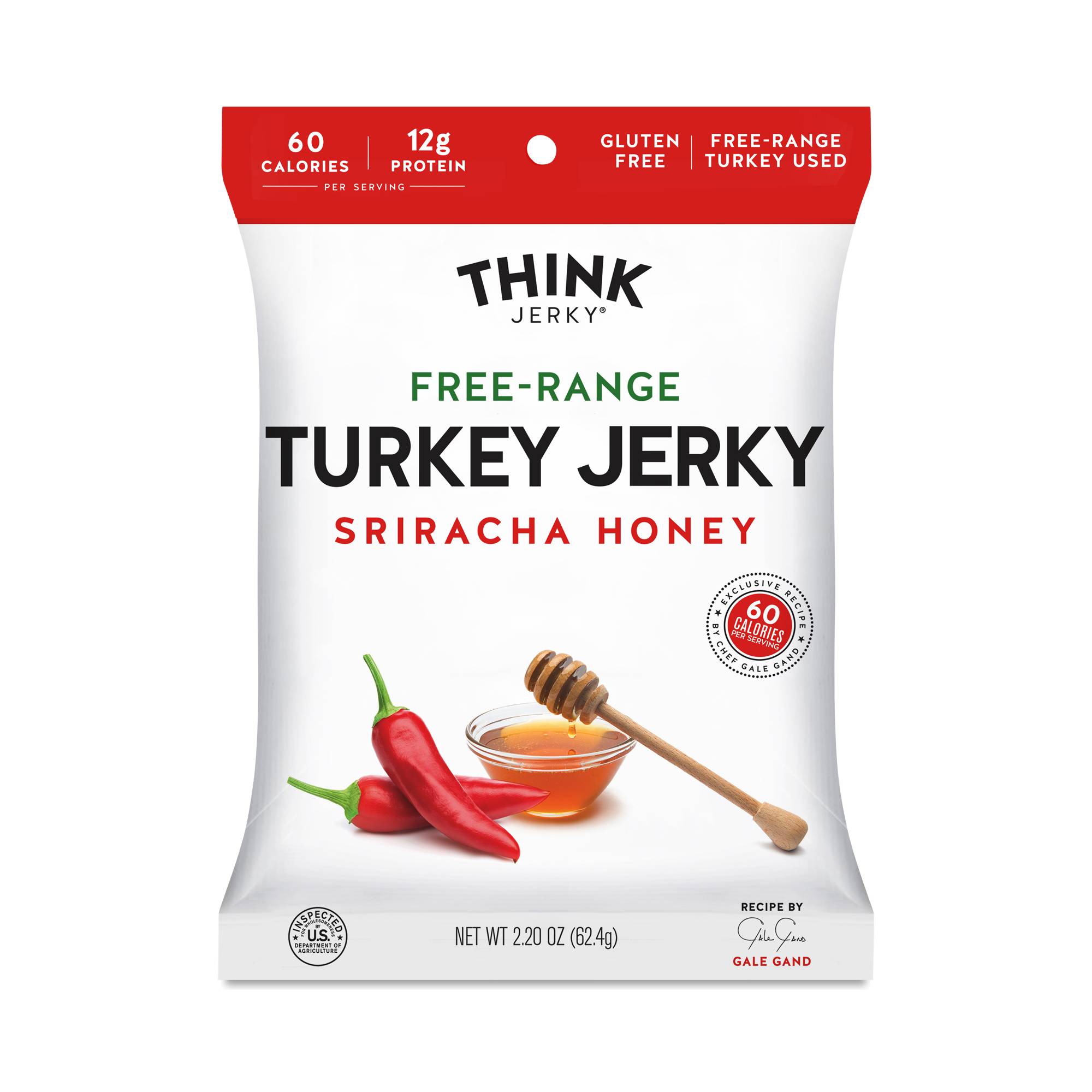 Free-Range Turkey Jerky, Sriracha Honey