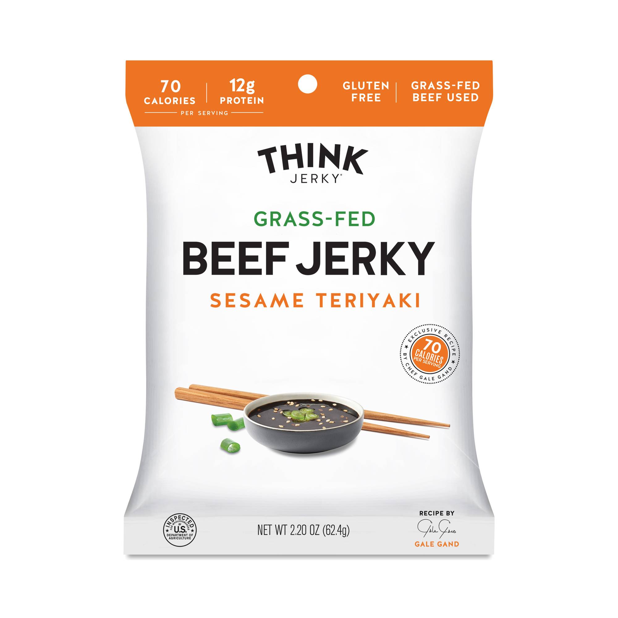 Grass-Fed Beef Jerky, Sesame Teriyaki
