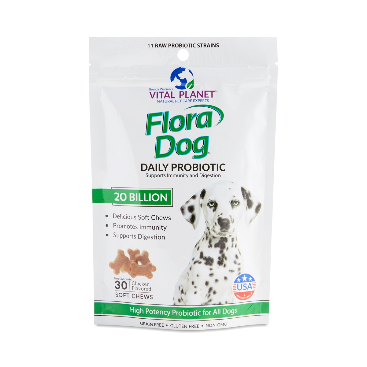 Vital Flora Dog Probiotic Soft Chews Thrive Market