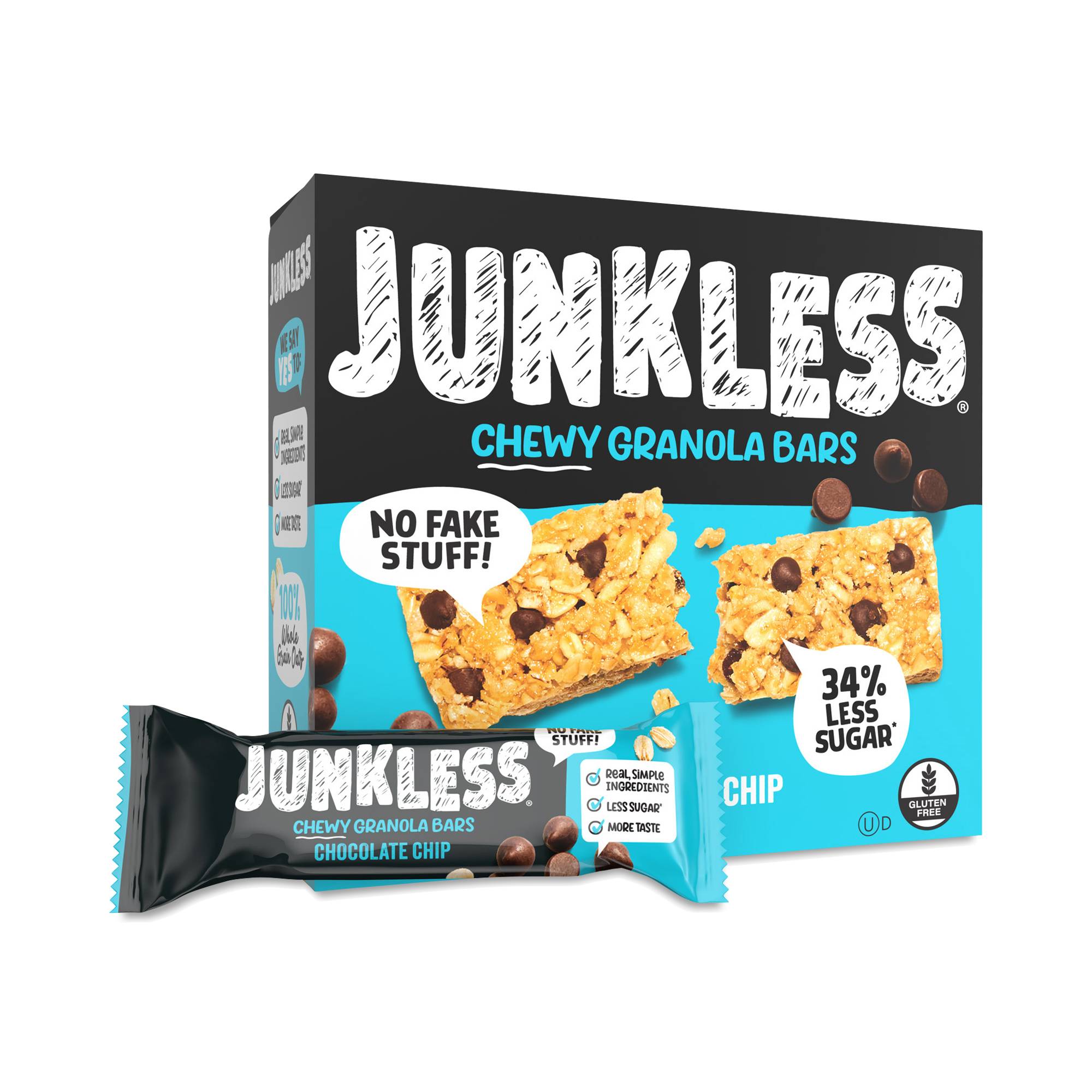 Chewy Granola Bars, Chocolate Chip