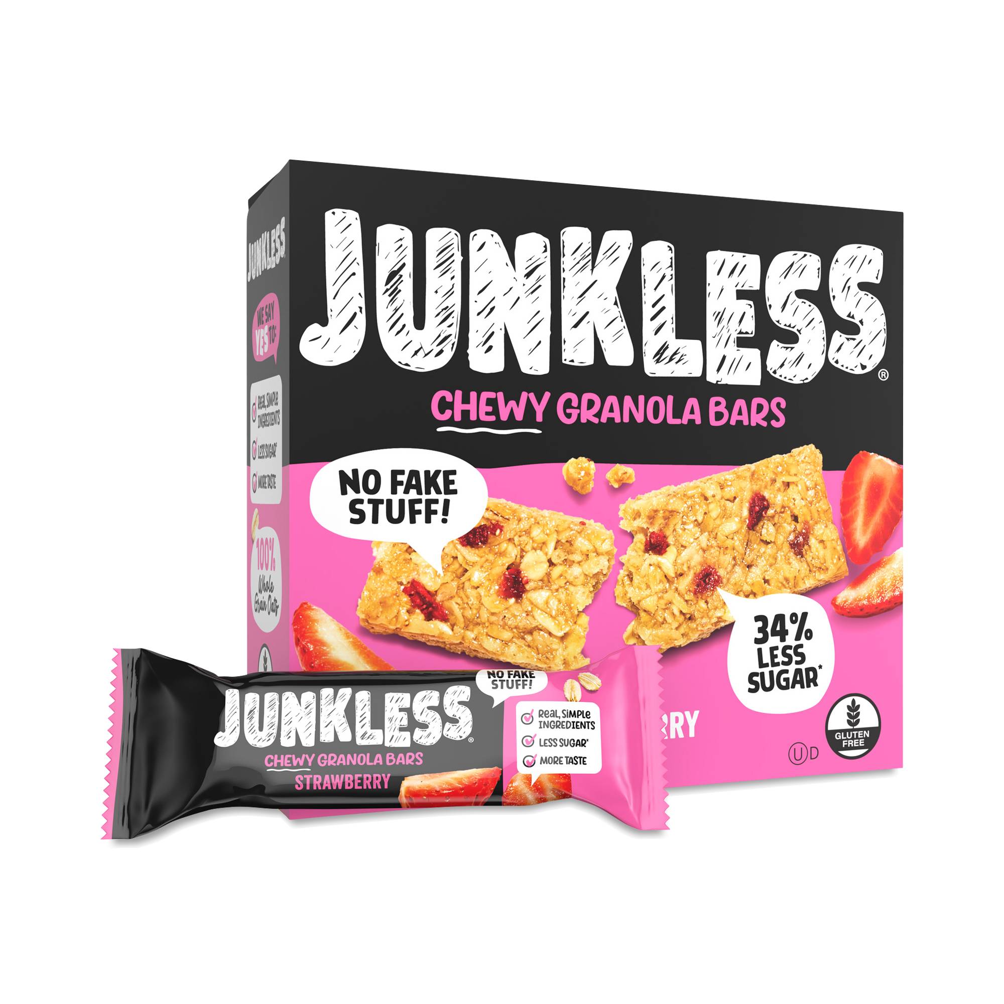 Chewy Granola Bars, Strawberry