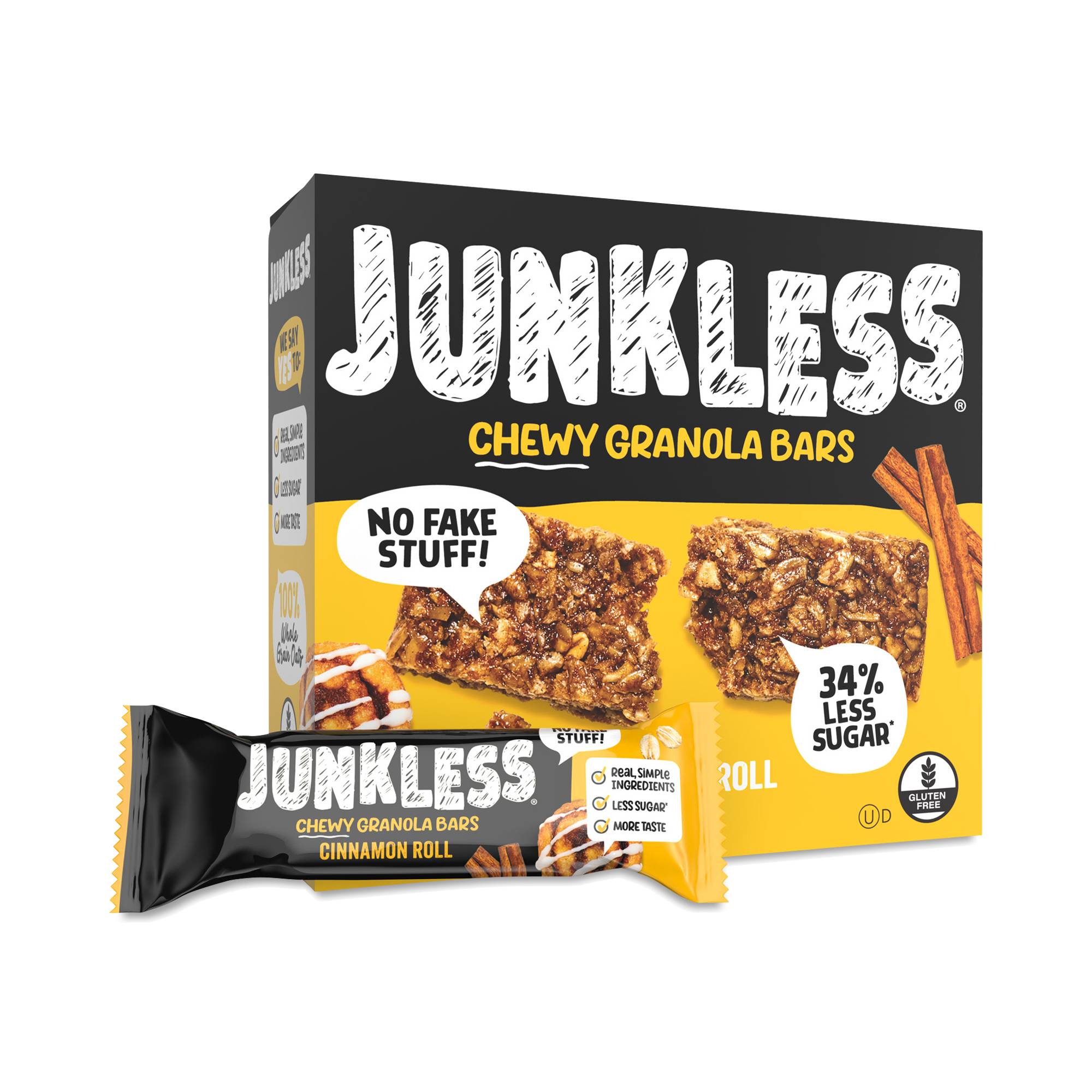 Chewy Granola Bars, Cinnamon Roll