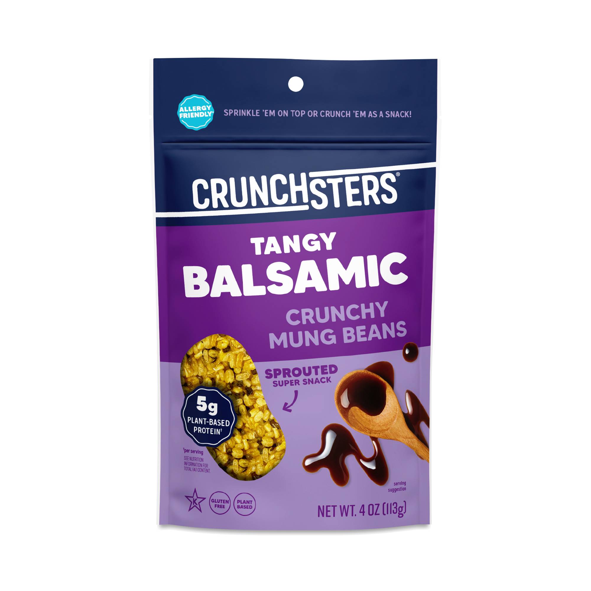 Crunchy Mung Beans, Tangy Balsamic