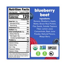 Organic Superfood Smoothie, Blueberry Beet