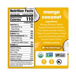 Organic Superfood Smoothie, Mango Coconut