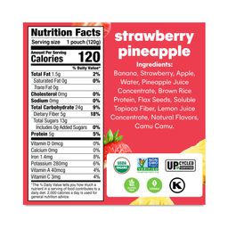 Organic Superfood Smoothie, Strawberry Pineapple