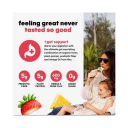 Organic Superfood Smoothie, Strawberry Pineapple