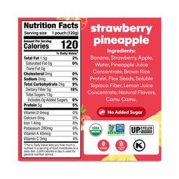 Organic Superfood Smoothie, Strawberry Pineapple