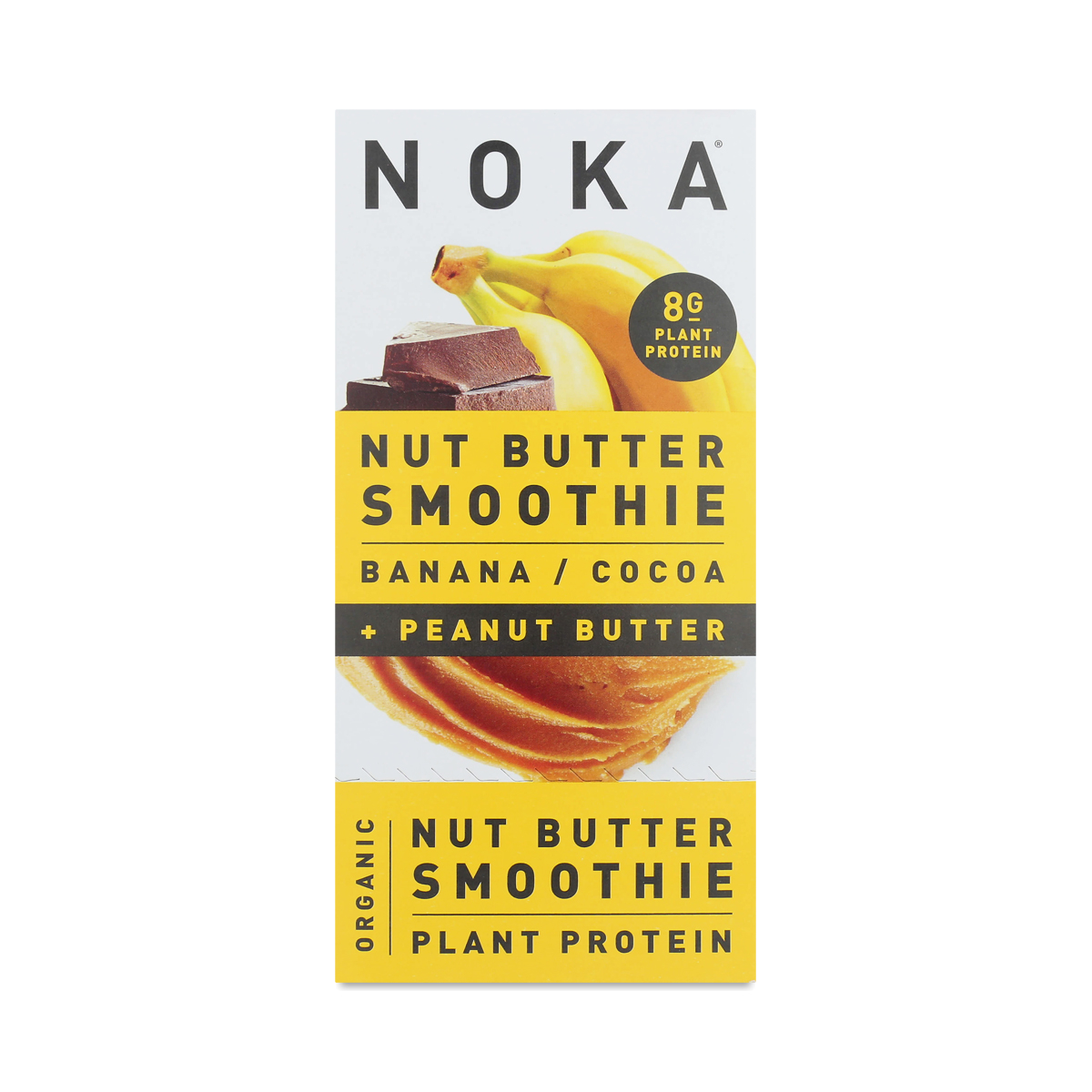 NOKA Nut Butter Smoothie, Banana Cocoa & Peanut Butter Thrive Market