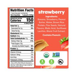 Organic Superfood Smoothie, Strawberry Peanut Butter