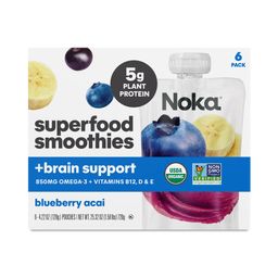 Superfood Smoothie +Brain Support, Blueberry Acai