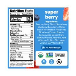 Organic Superfood Smoothie, Immunity Boost Super Berry