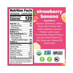 Organic Superfood Smoothie, Immunity Boost Strawberry Banana