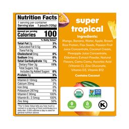 Organic Superfood Smoothie, Super Tropical