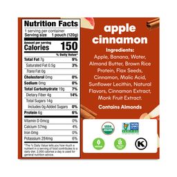 Organic Superfood Smoothie, Apple Cinnamon Almond Butter