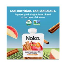 Organic Superfood Smoothie, Apple Cinnamon Almond Butter