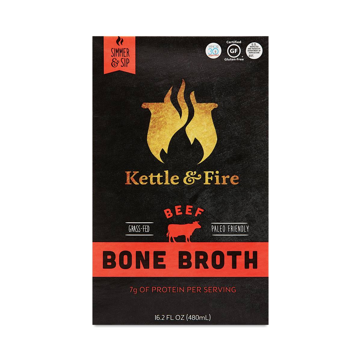 GrassFed Beef Bone Broth by Kettle & Fire Thrive Market