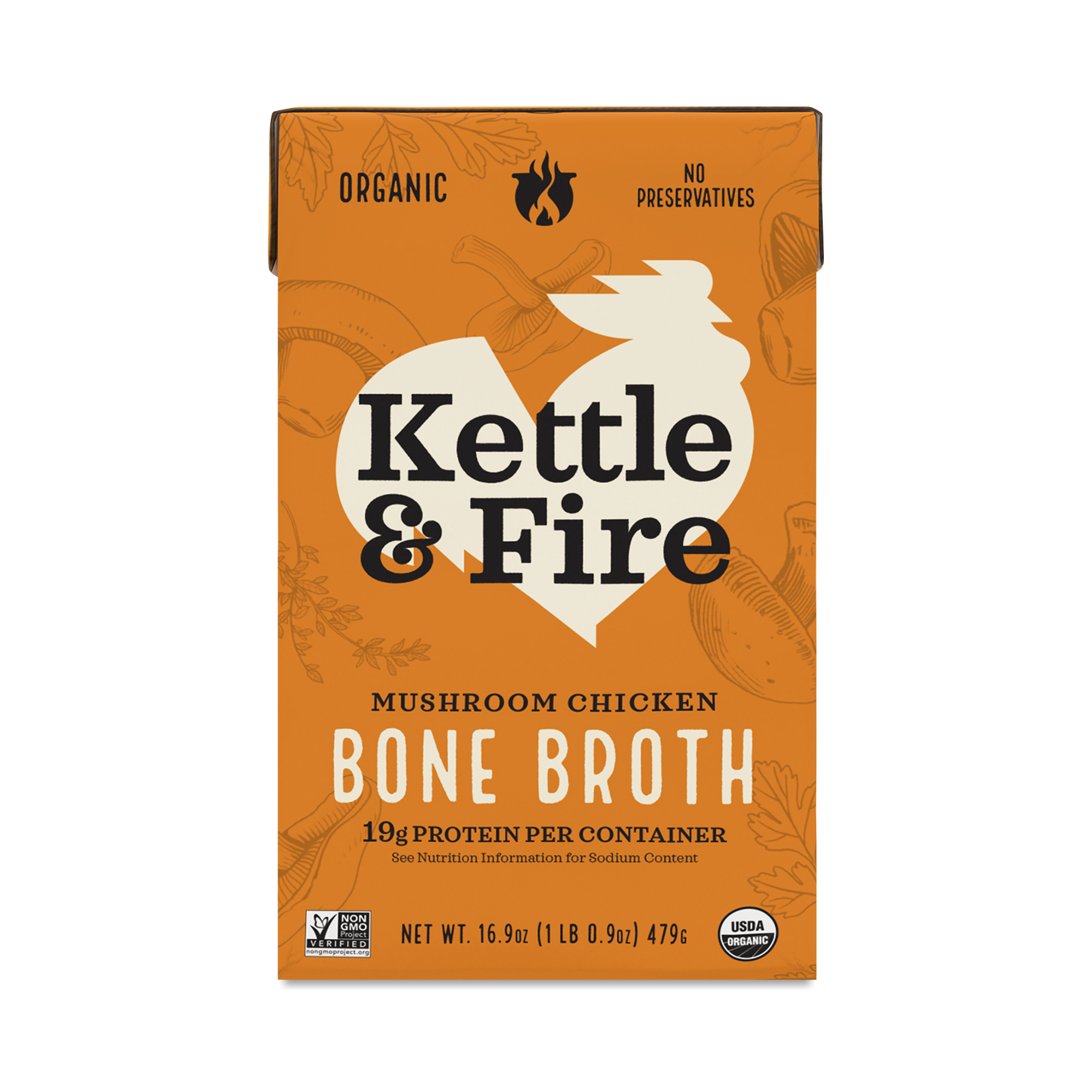 Mushroom Chicken Bone Broth by Kettle & Fire Thrive Market