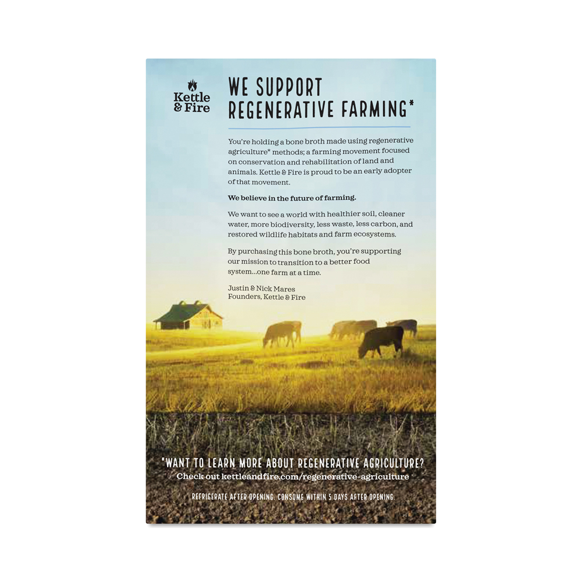 Kettle & Fire Regenerative Bone Broth, Beef Thrive Market