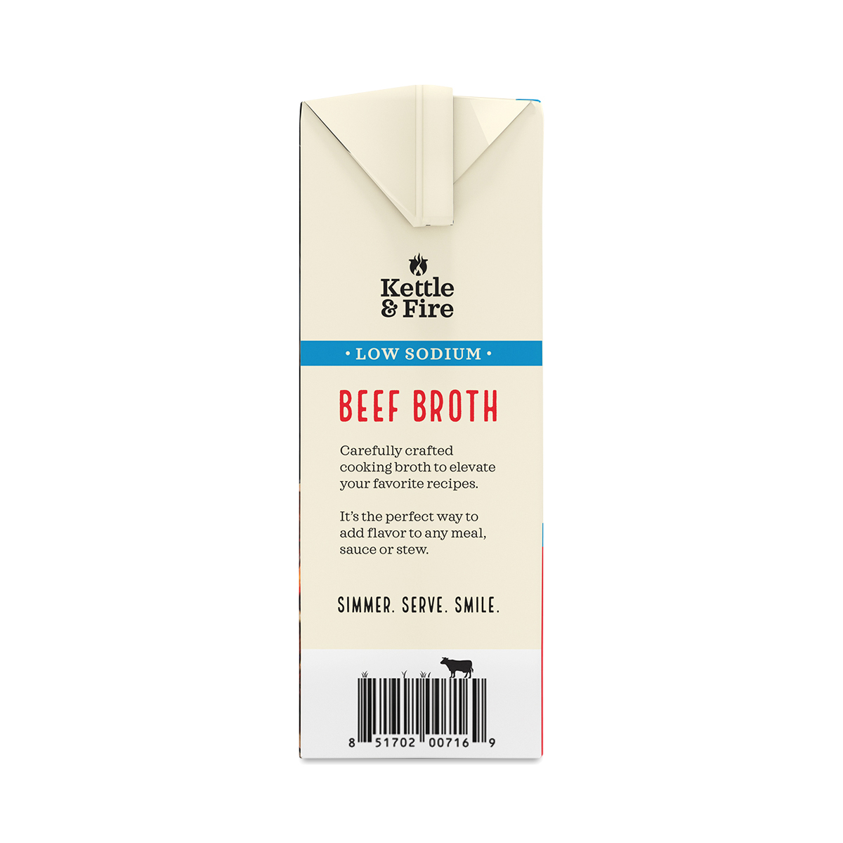 Kettle & Fire Low Sodium Cooking Broth, Beef Thrive Market