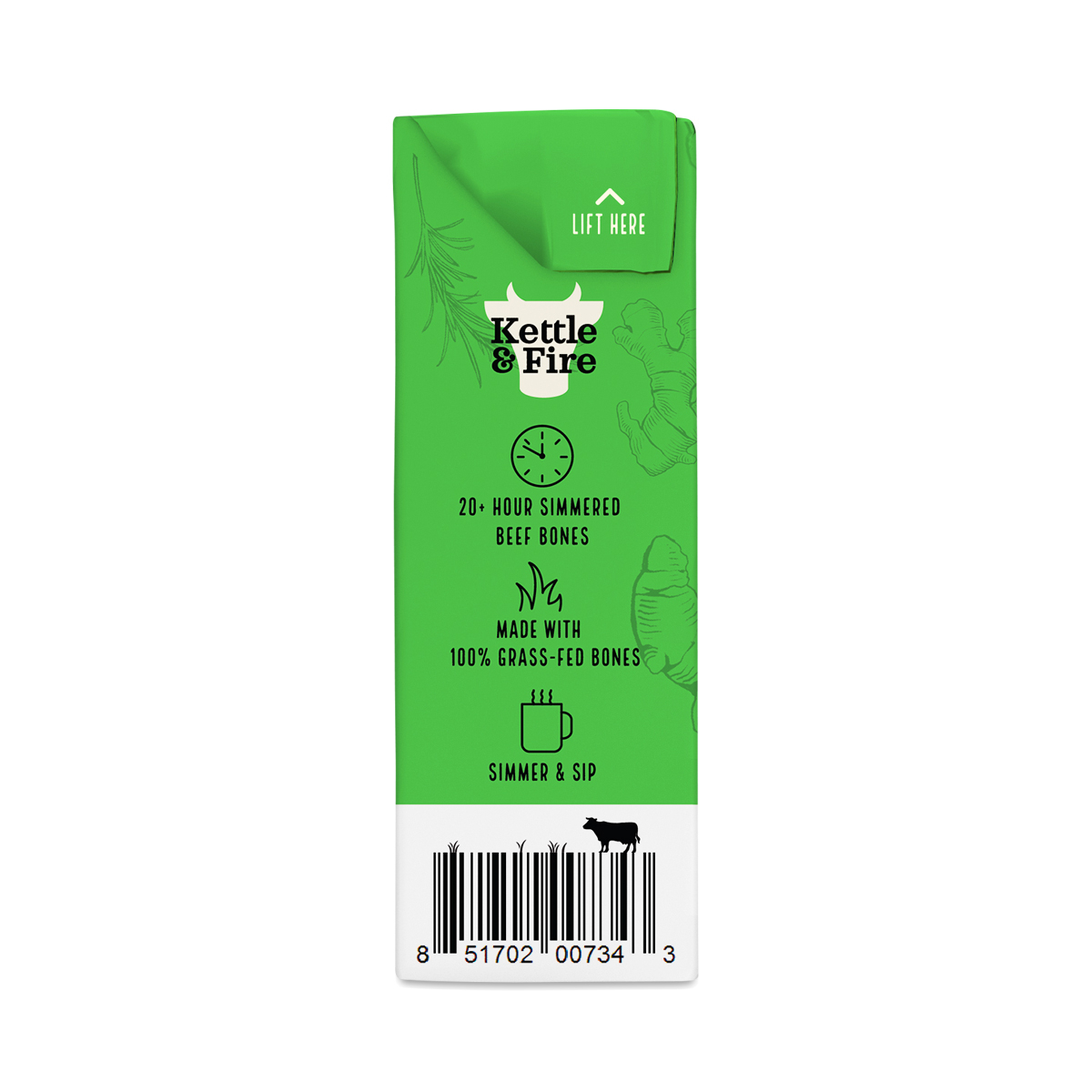 Kettle & Fire Bone Broth, Lemongrass Ginger Beef Pho Thrive Market