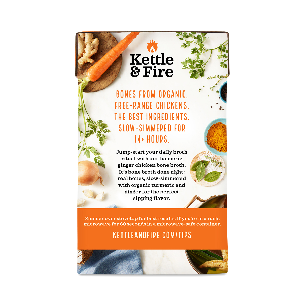 Kettle & Fire Bone Broth, Turmeric Ginger Chicken Thrive Market