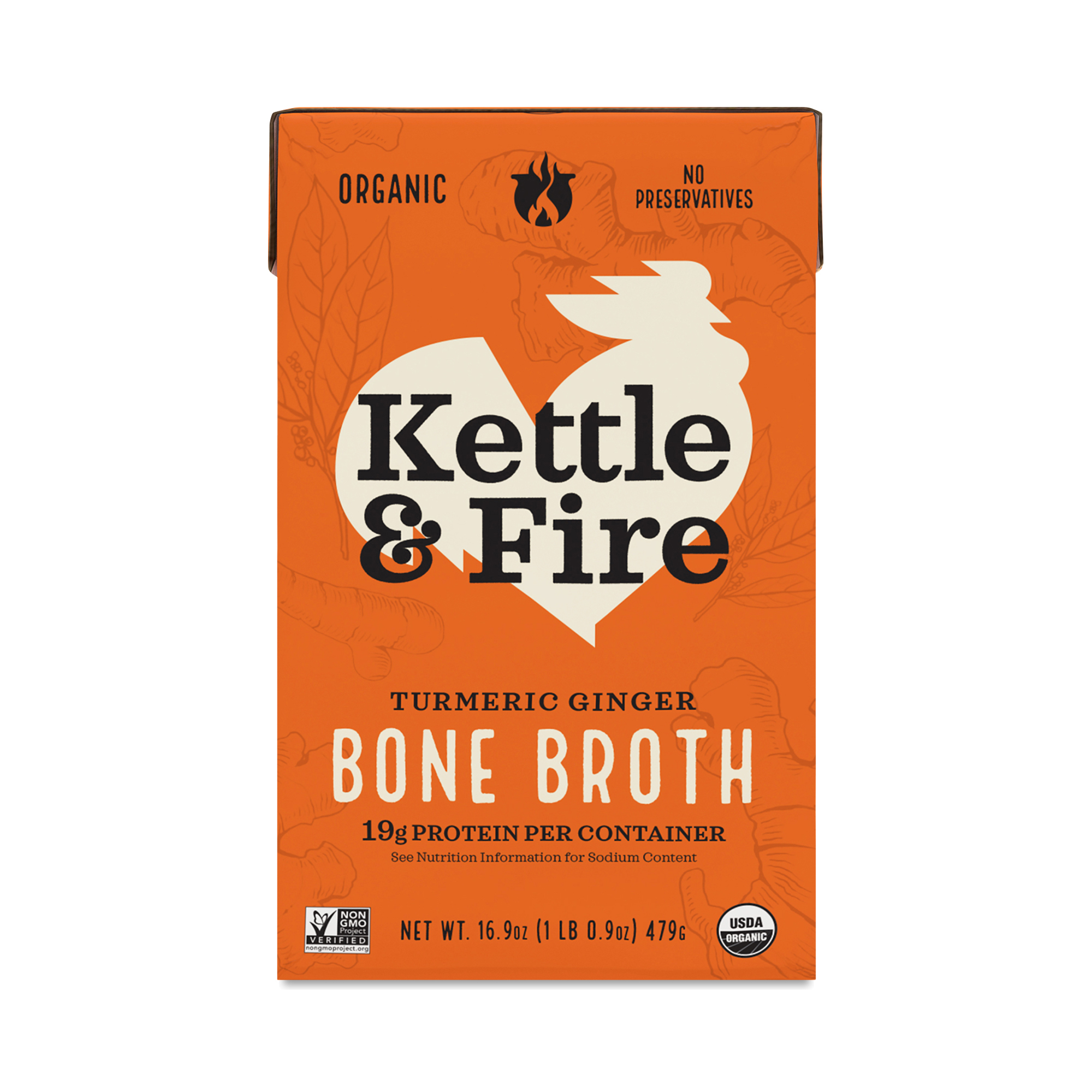 Kettle & Fire Chicken Bone Broth, Turmeric Ginger Thrive Market