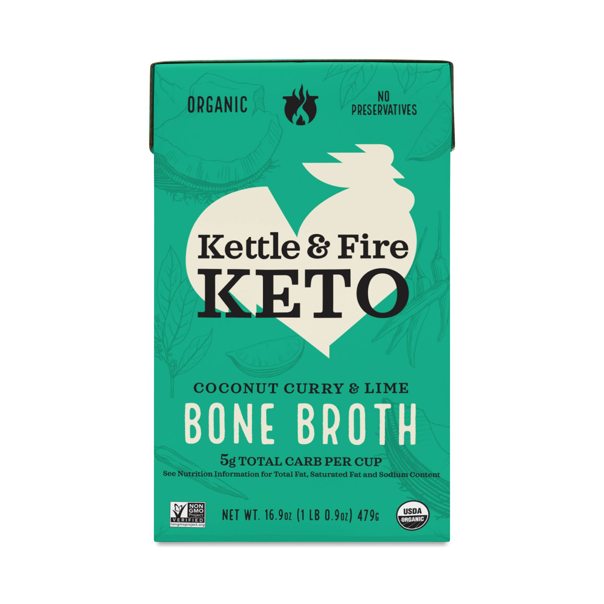 Bone Broth, Coconut Curry & Lime