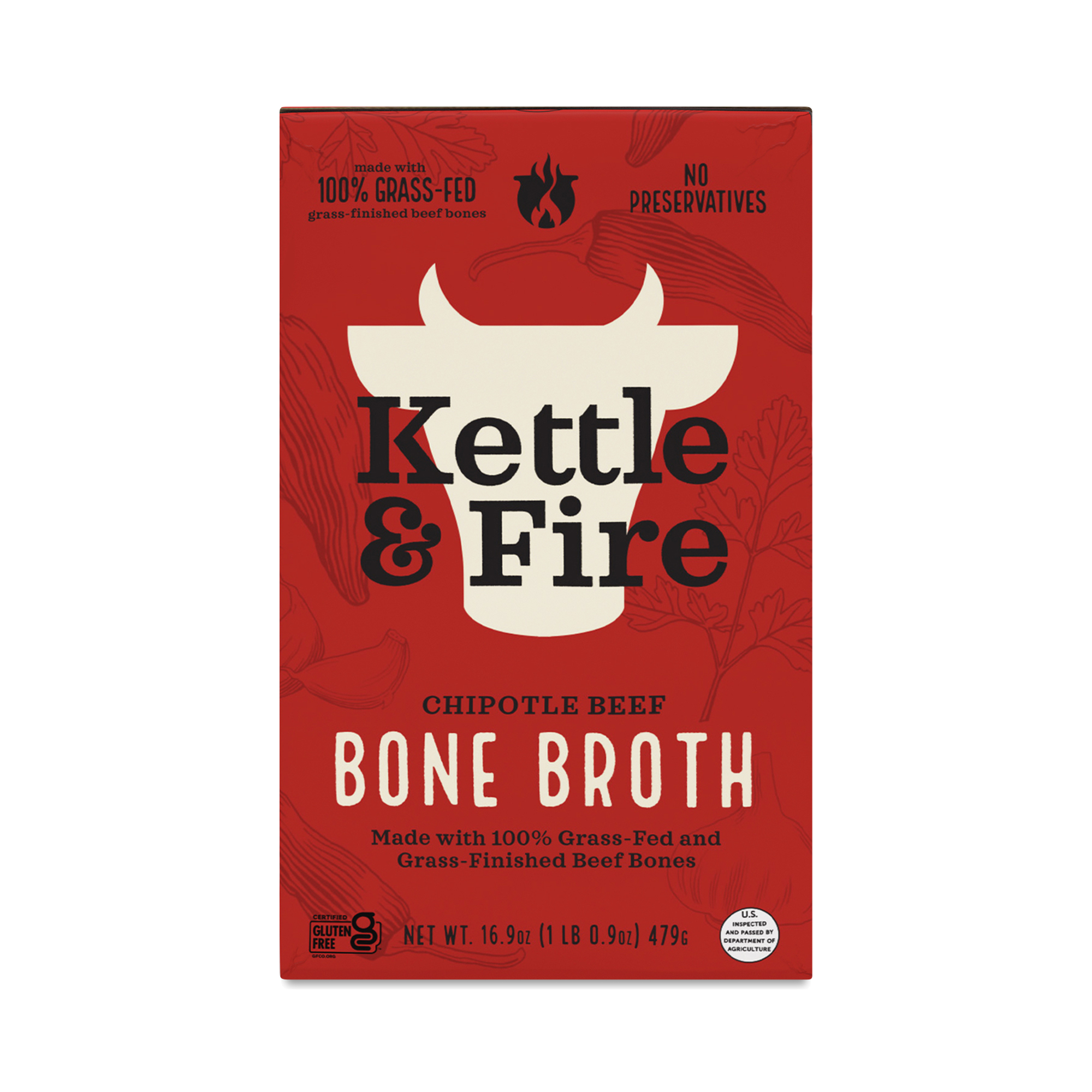 Kettle & Fire Bone Broth, Chipotle Beef Thrive Market