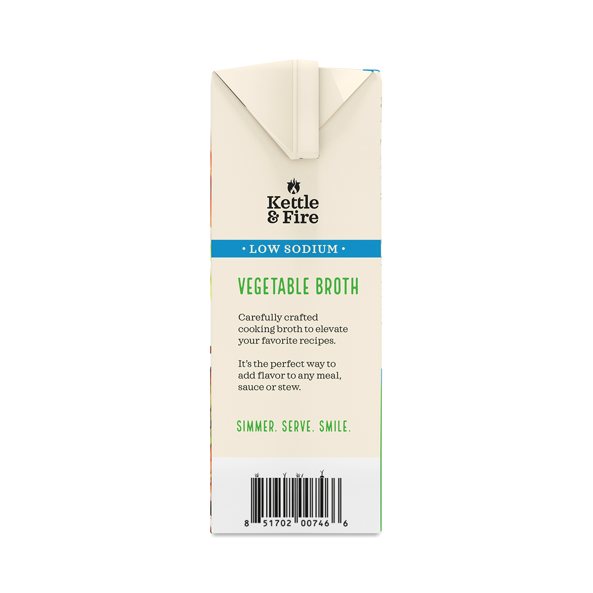 Kettle & Fire Low Sodium Cooking Broth, Vegetable Thrive Market
