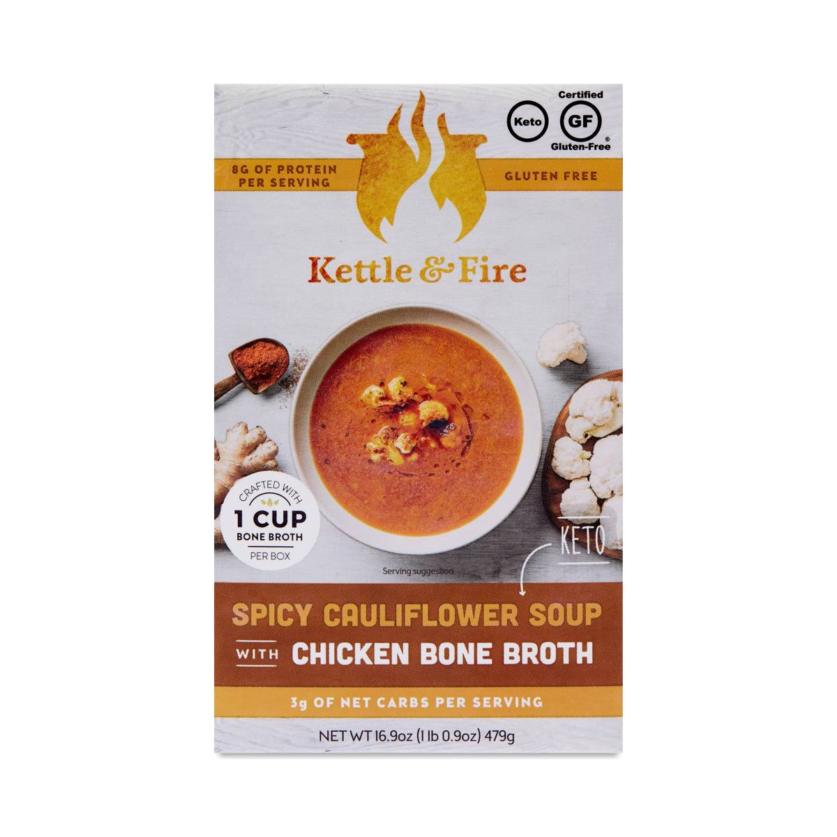 Kettle & Fire Spicy Cauliflower Soup Thrive Market