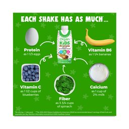 Kids Protein Organic Nutritional Shake, Chocolate