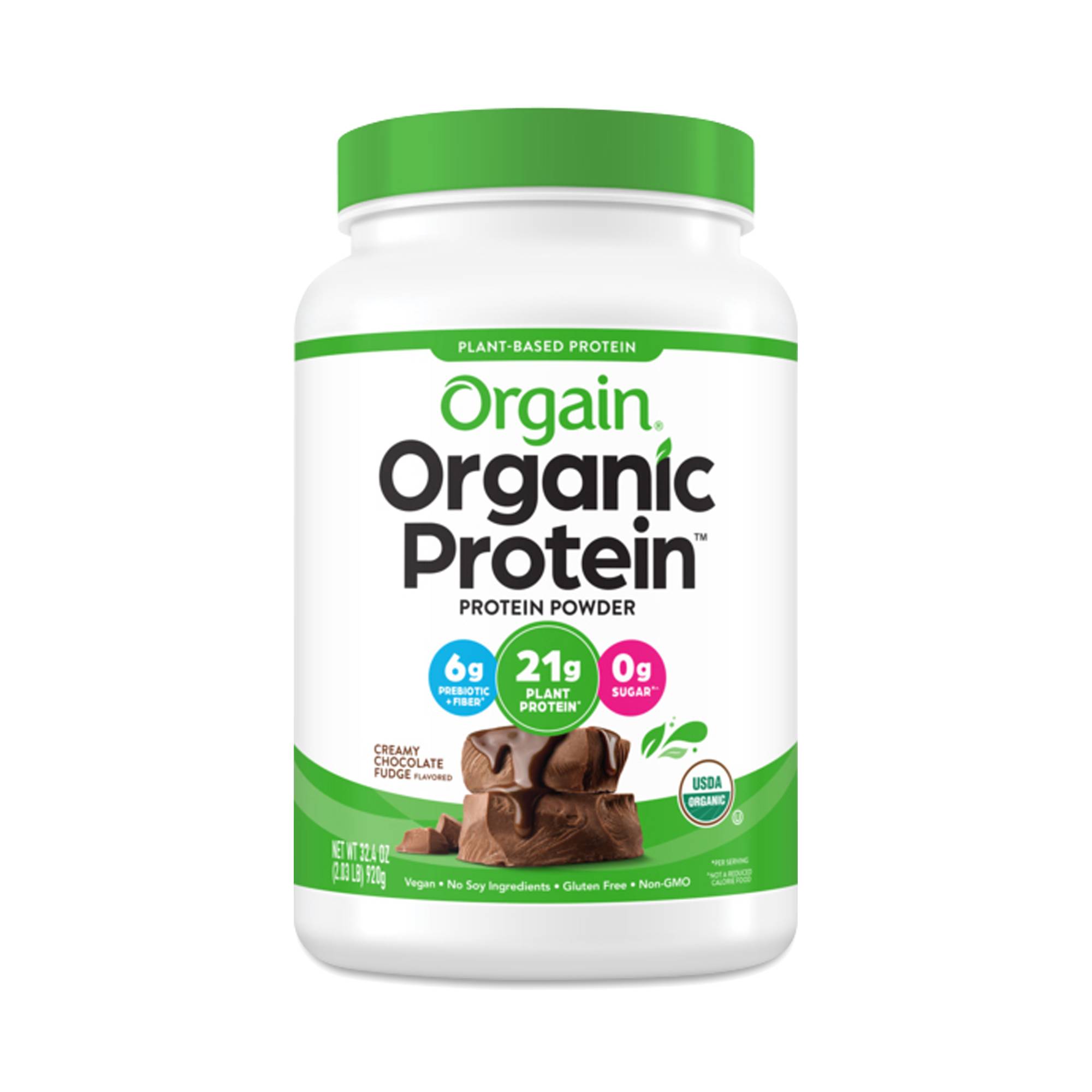 Organic Protein Powder, Chocolate Fudge