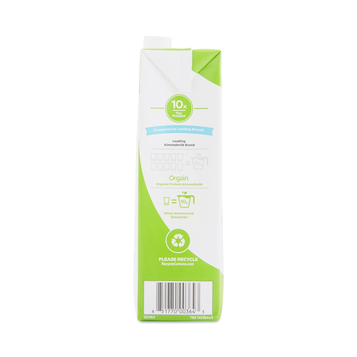 Unsweetened Vanilla Organic Protein Almond Milk by Orgain Thrive Market