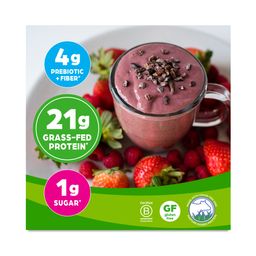 Grass-Fed Whey Protein Powder, Creamy Chocolate Fudge