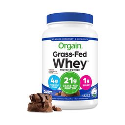 Grass-Fed Whey Protein Powder, Creamy Chocolate Fudge