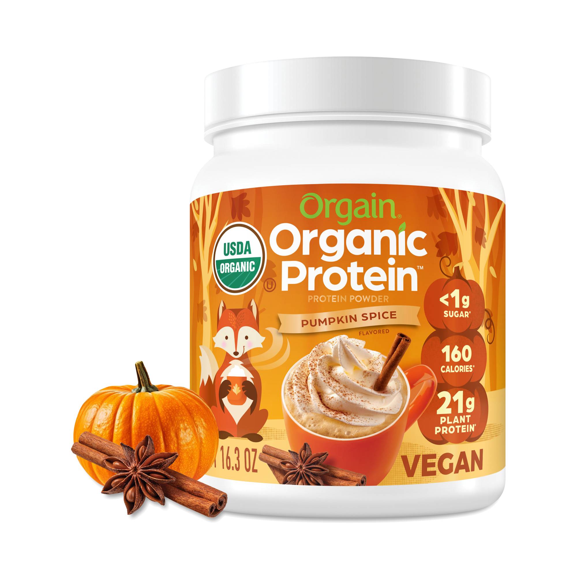 Organic Protein Powder, Pumpkin Spice