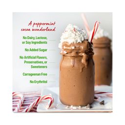 Organic Protein Powder, Peppermint Hot Chocolate
