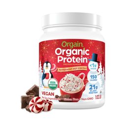 Organic Protein Powder, Peppermint Hot Chocolate